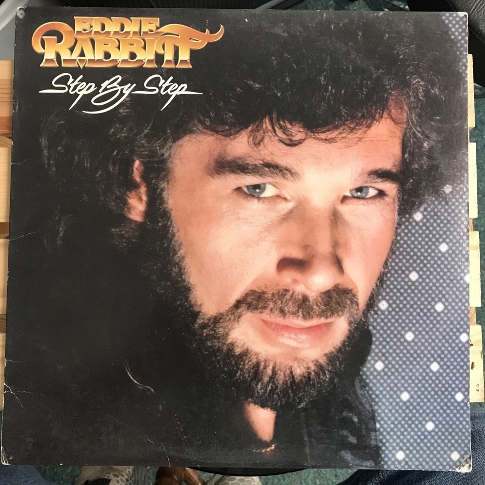 Eddie Rabbitt Step By Step Vinyl LP 1981 Elektra 5E-532 Country Pop Rock